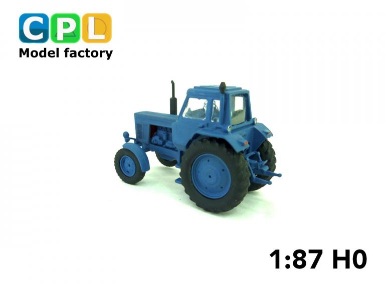 Traktor Belaruss MTS-80L kleine Kabine blau Bj 1982
